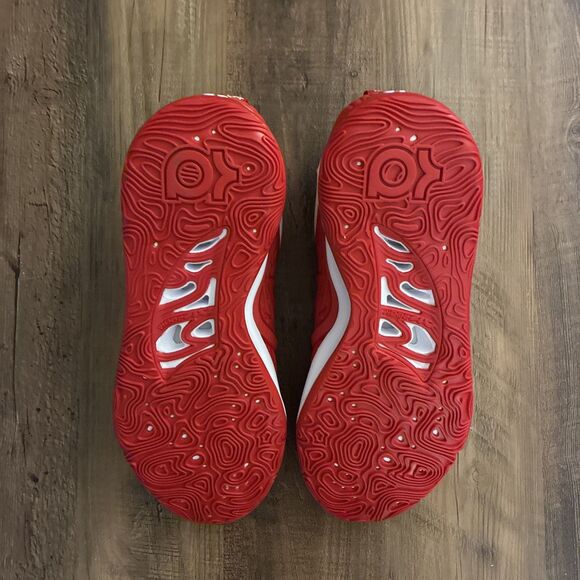 Nike KD 15 Basketball Shoes Mens 9.5 University Red White TB Promo DX6648-602